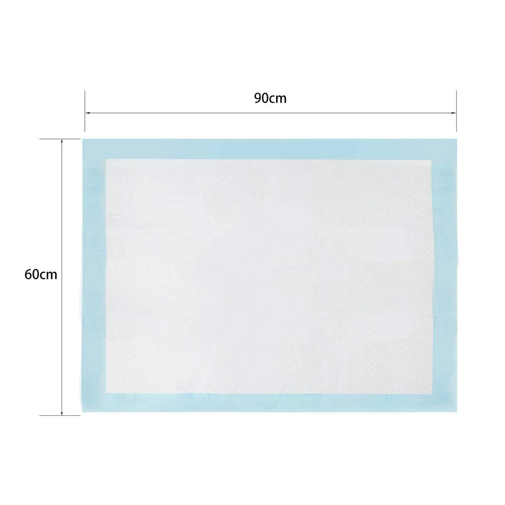 Nobleza Welpen-Trainingsunterlagen 60x90 cm, 20 Stück, hochsaugfähig, auslaufsicher, Weiß/Blau