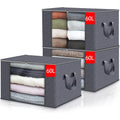 3 Large Capacity Storage Bags for Quilts and Clothes, Moving Packing Bags, Essential Clothes Storage Boxes