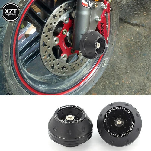 2er-Set Motorrad Sturzpads – Rahmen- & Felgenschutz für Motocross