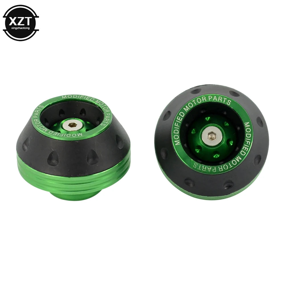 2er-Set Motorrad Sturzpads – Rahmen- & Felgenschutz für Motocross