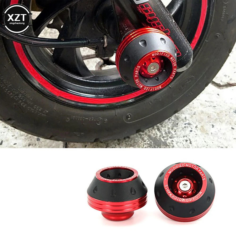 2er-Set Motorrad Sturzpads – Rahmen- & Felgenschutz für Motocross