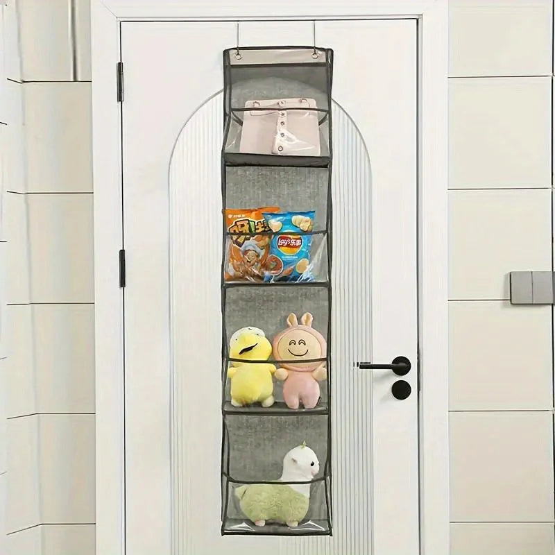 4/6 Layer Hanging Organizer Behind The Door Storage Bags For Clothes Miscellaneous Closet Bedroom Dorm Storage Hanger Rack