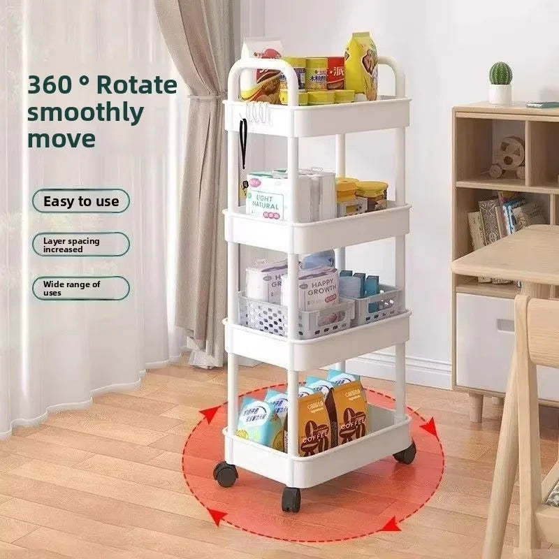 5-stöckiger Rollwagen – Multifunktionaler Organizer für Küche, Bad & Wohnzimmer