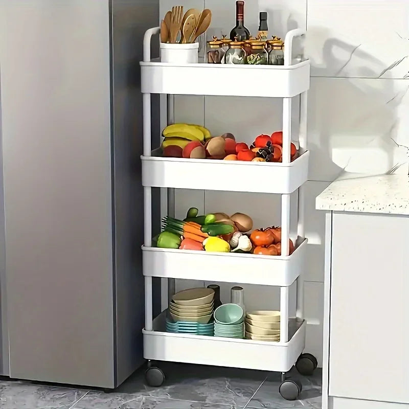 5-stöckiger Rollwagen – Multifunktionaler Organizer für Küche, Bad & Wohnzimmer