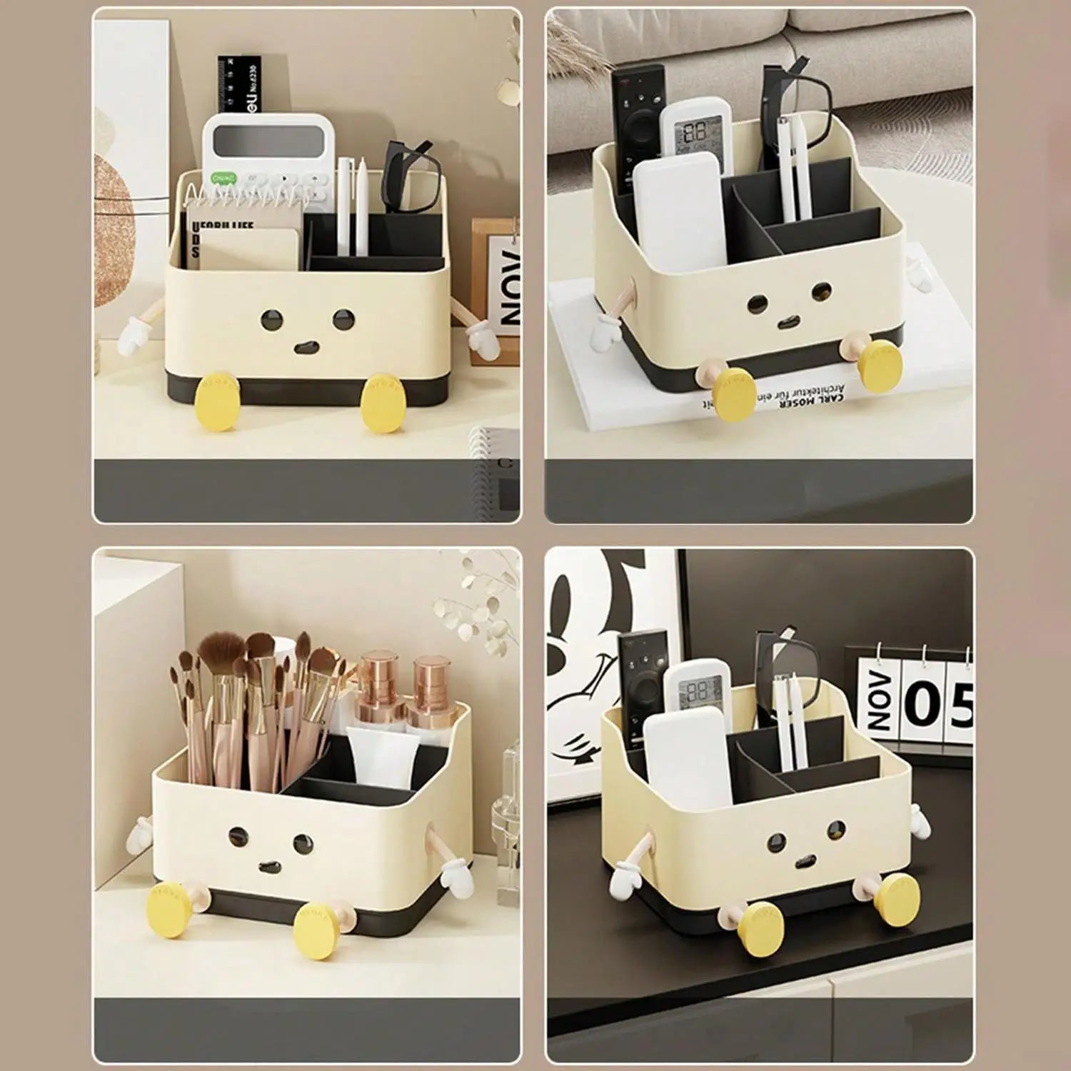 Multifunktionale Schreibtisch-Aufbewahrungsbox – Kosmetik-Organizer & Display-Regal