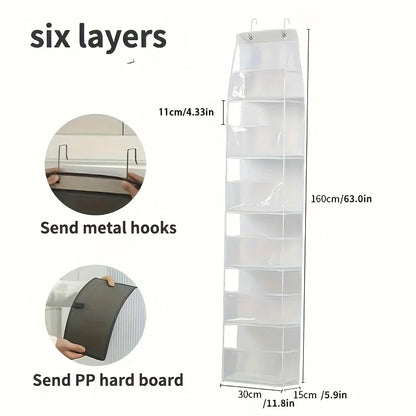 4/6-lagiger Hänge-Organizer für die Tür – Aufbewahrungstaschen für Kleidung, Schrank & Schlafzimmer
