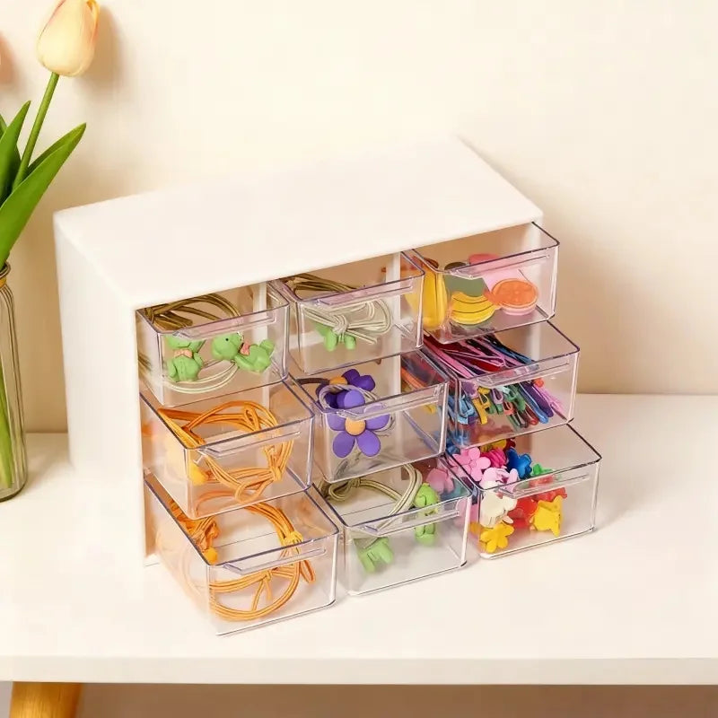 Transparente Schubladenbox für Kleinteile, Schmuck & Make-up