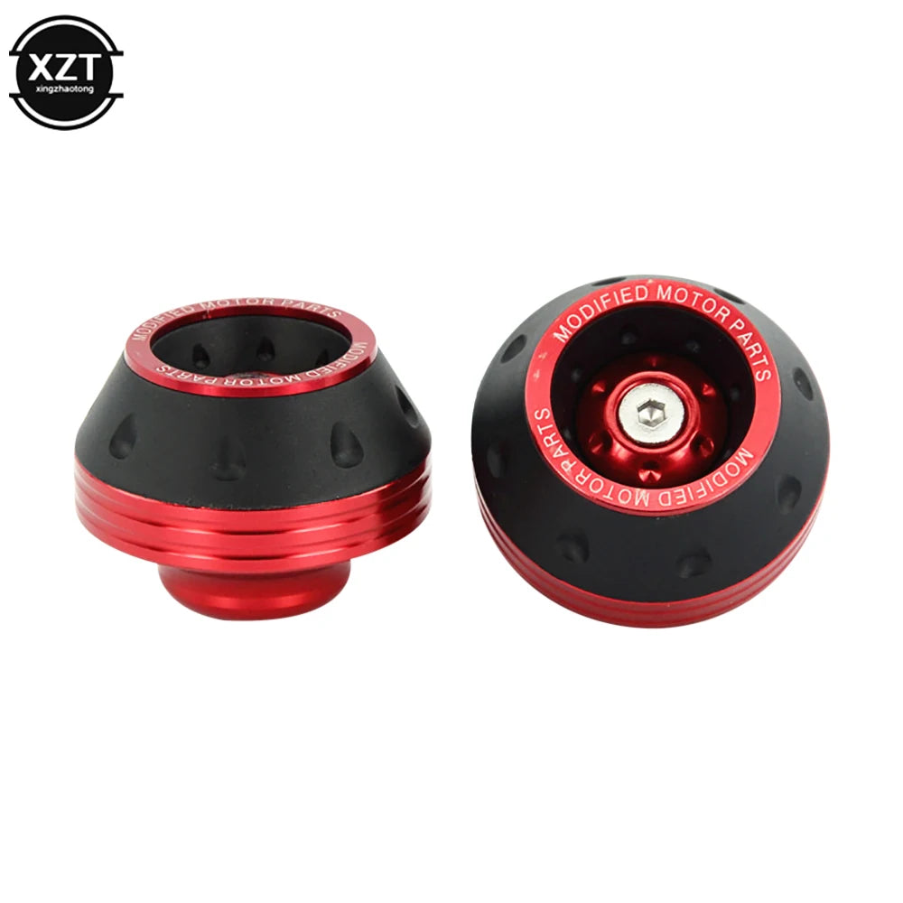 2er-Set Motorrad Sturzpads – Rahmen- & Felgenschutz für Motocross