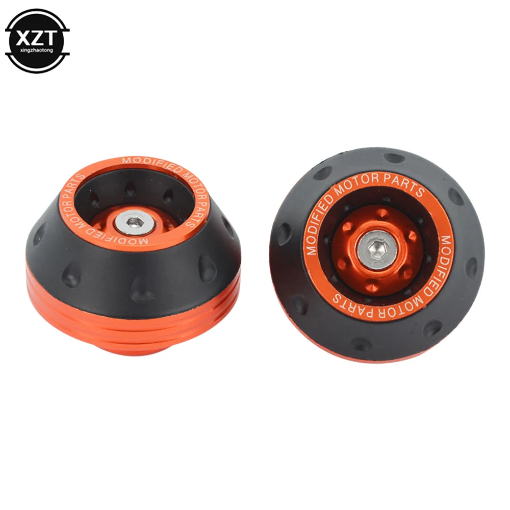2er-Set Motorrad Sturzpads – Rahmen- & Felgenschutz für Motocross